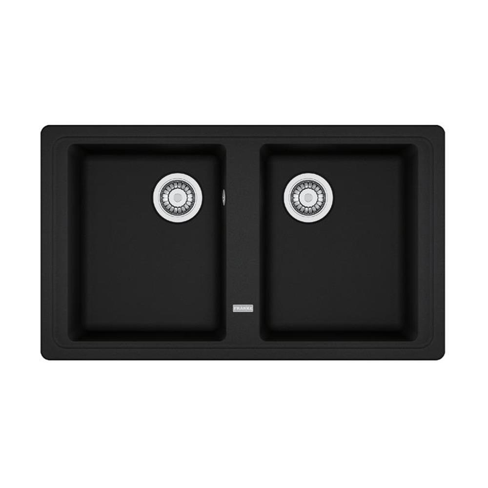 Franke Einbauspüle Basis Bfg 620-86 Fragranit Black Matt