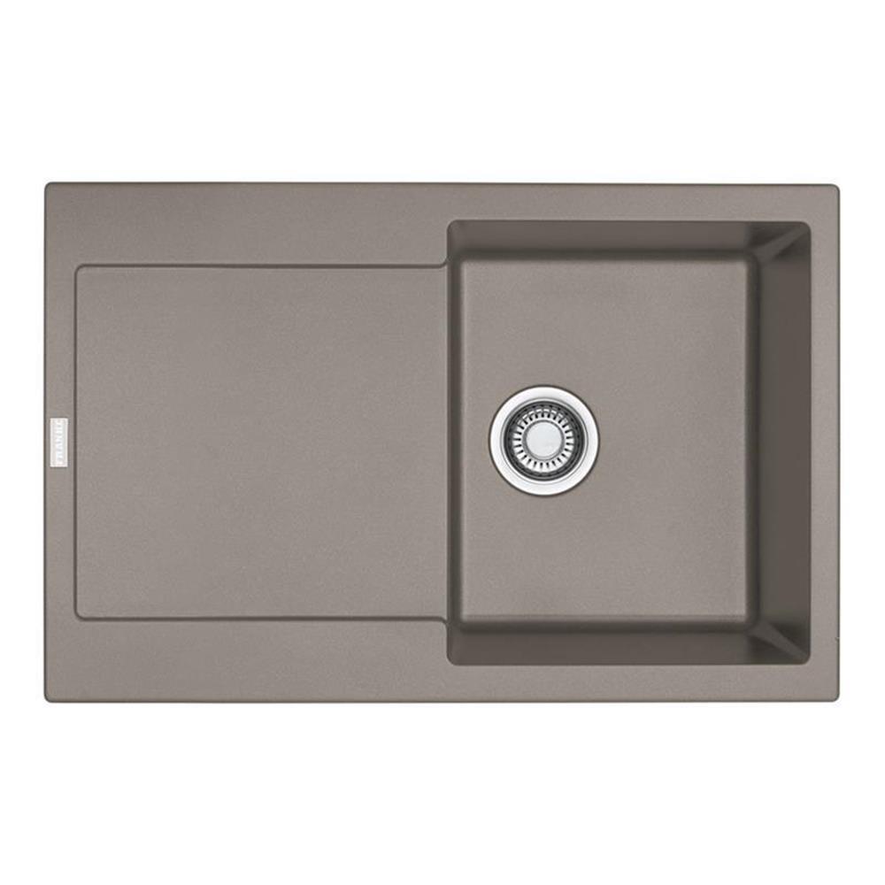 Franke Einbauspüle Maris Mrg 611-78 Fragranit+ Cashmere, Excenterbedienung (druckknopf)