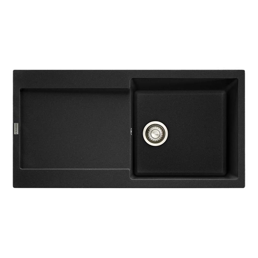 Franke Einbauspüle Maris Mrg 611-97 Fragranit+ Onyx, Excenterbedienung (druckknopf)