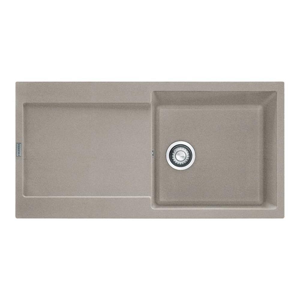 Franke Einbauspüle Maris Mrg 611-97 Fragranit+ Cashmere, Excenterbedienung (druckknopf)