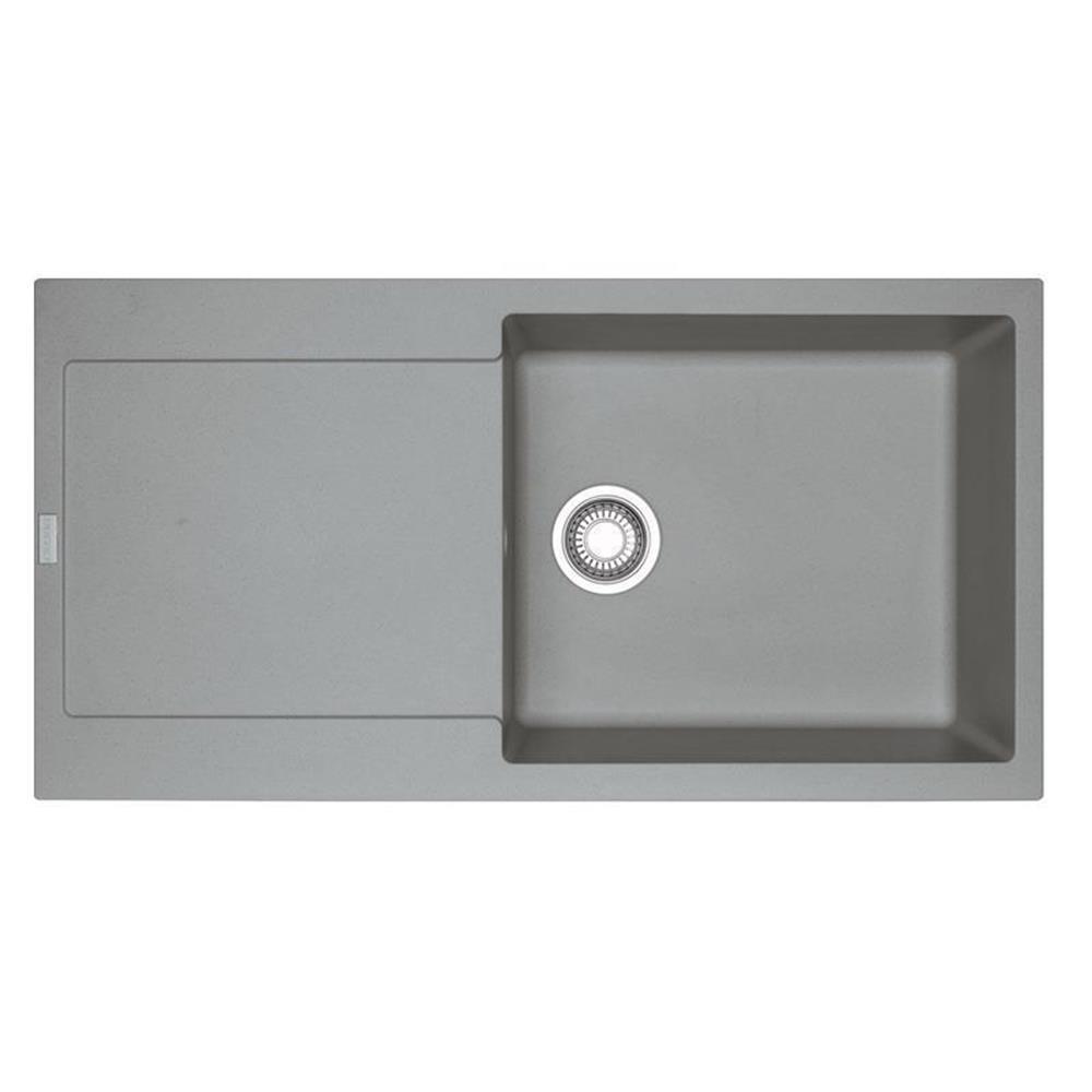 Franke Einbauspüle Maris Mrg 611-97 Xl Fragranit+ Steingrau, Excenterbedienung (druckknopf)