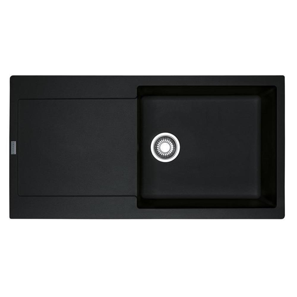 Franke Einbauspüle Maris Mrg 611-97 Xl Fragranit+ Onyx, Excenterbedienung (druckknopf)