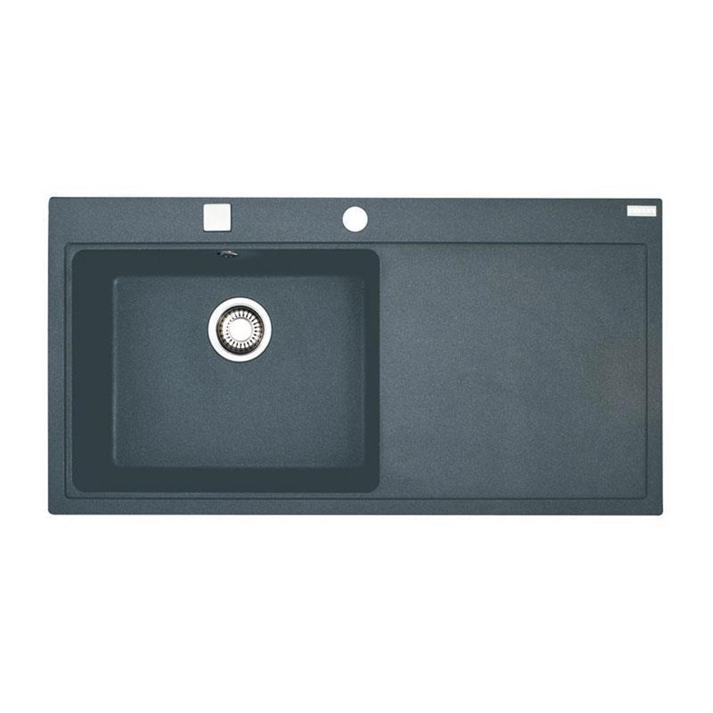 Franke Einbauspüle Mythos Mtg 611 Fragranit+ Steingrau Becken Links