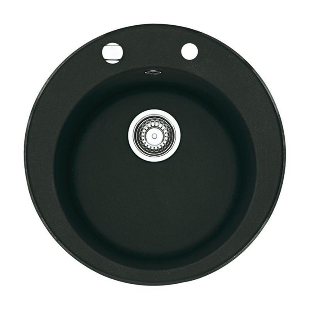 Franke Einbauspüle Pamira Rog 610-41 Fragranit+, Excenterventil Onyx