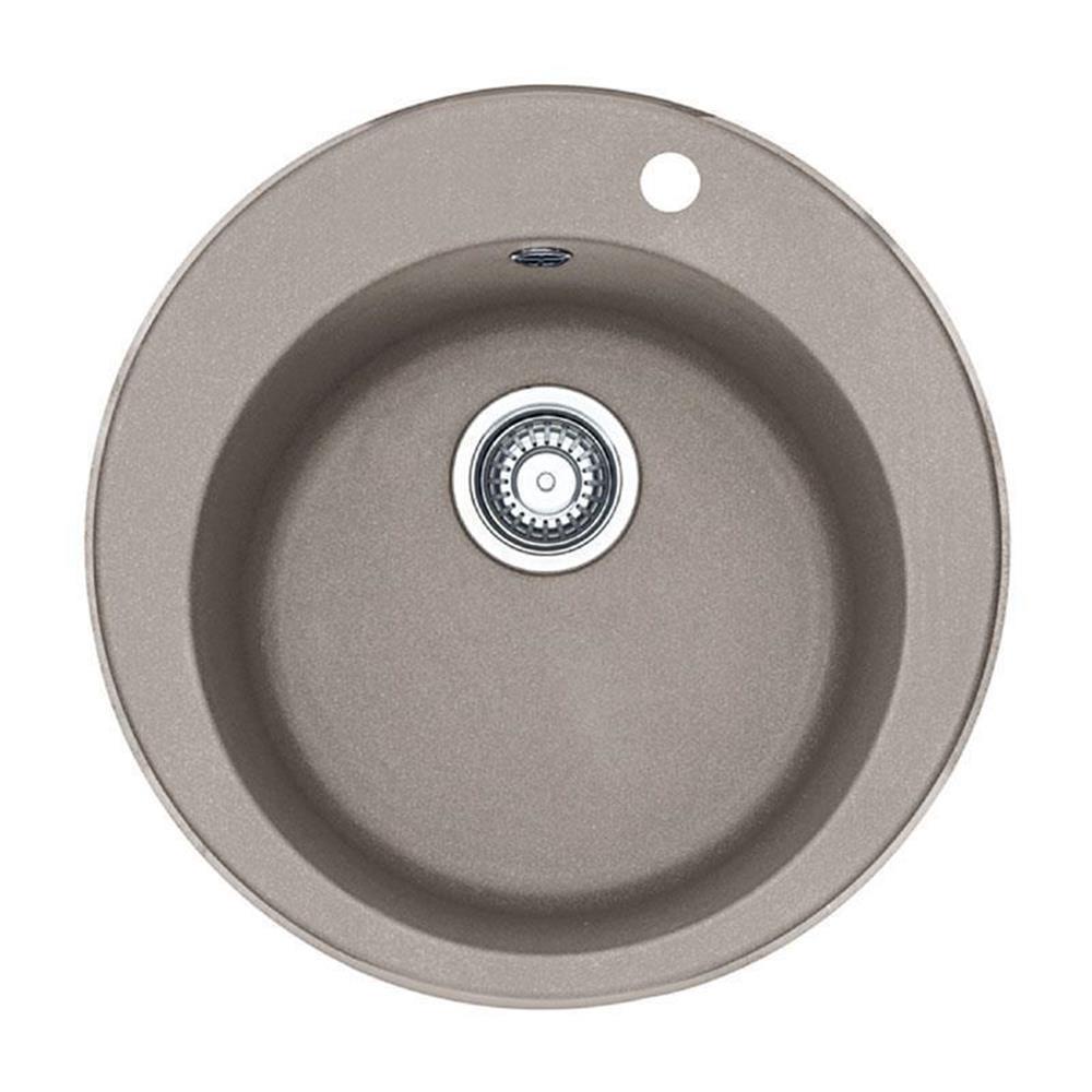 Franke Einbauspüle Pamira Rog 610-41 Fragranit+, Stopfenventil Cashmere