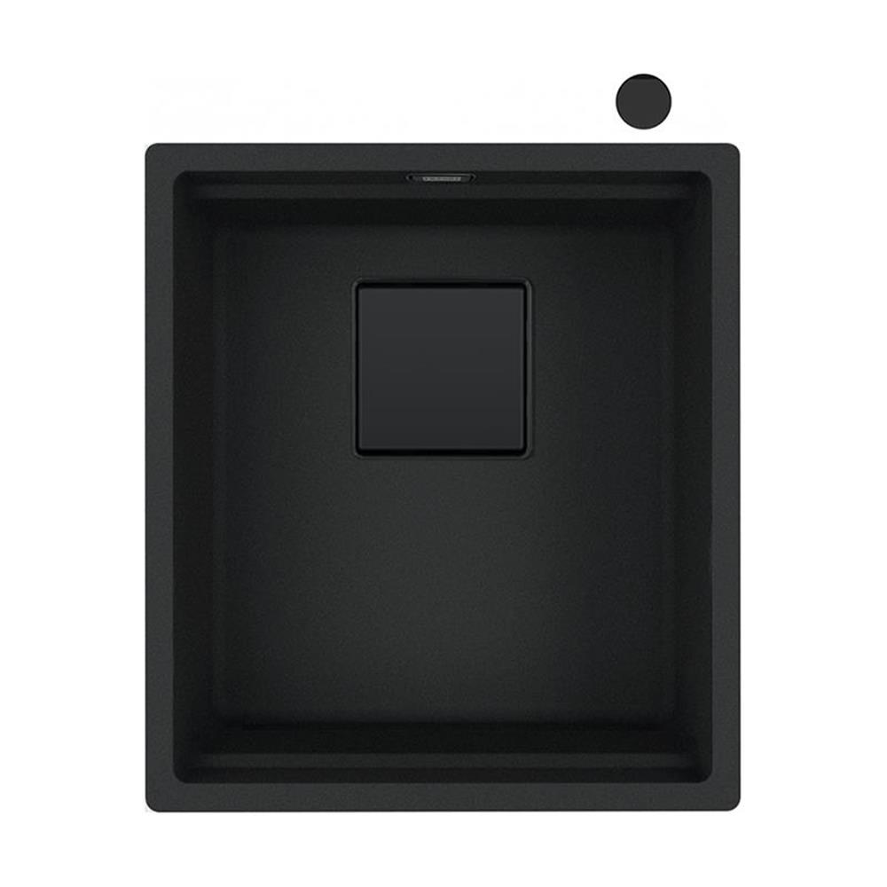 Franke Unterbauspüle Kubus 2 Kng 110-37 Fragranit+ Black Matt - Black Collection
