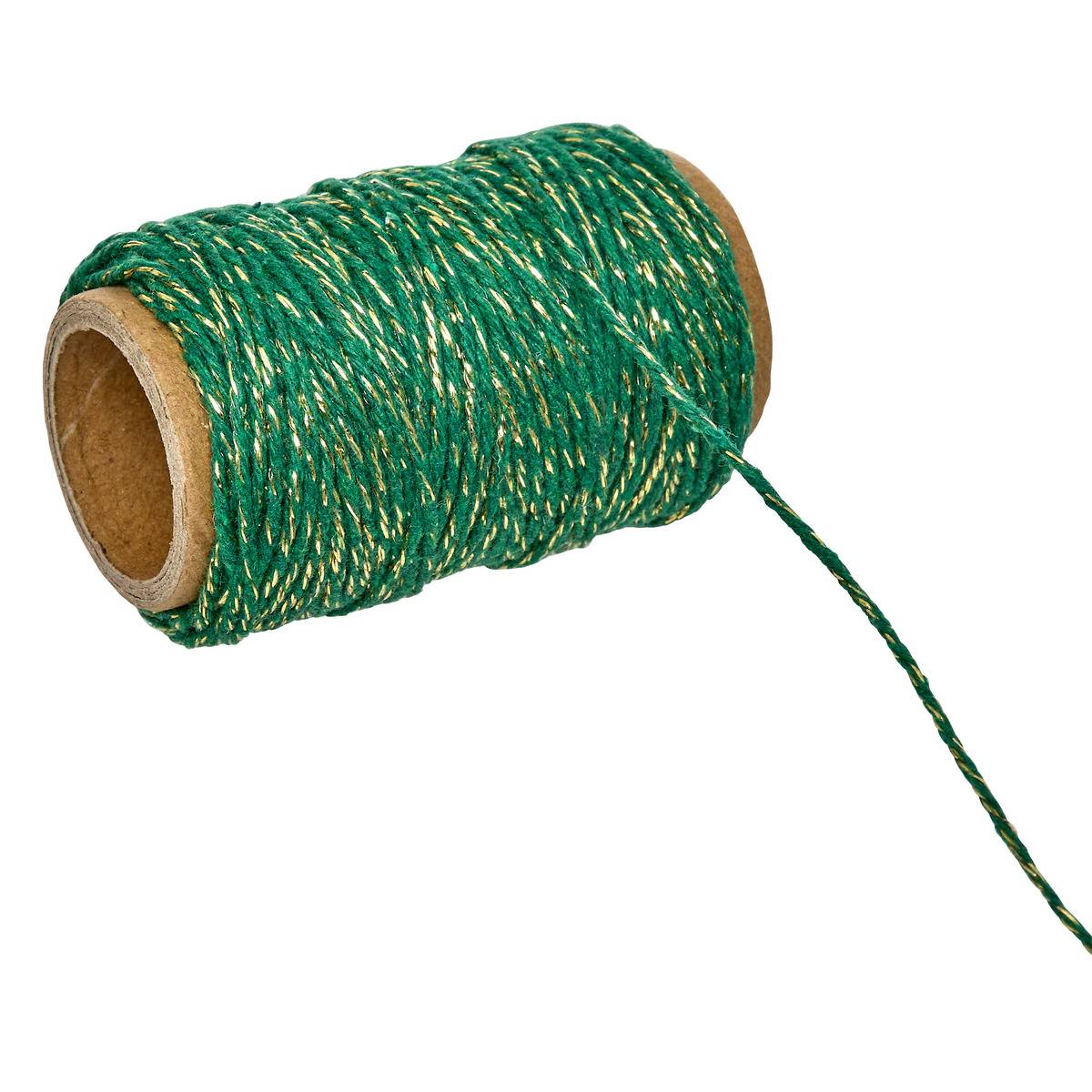 Band Baumwollgarn 1mmx20m - Grün