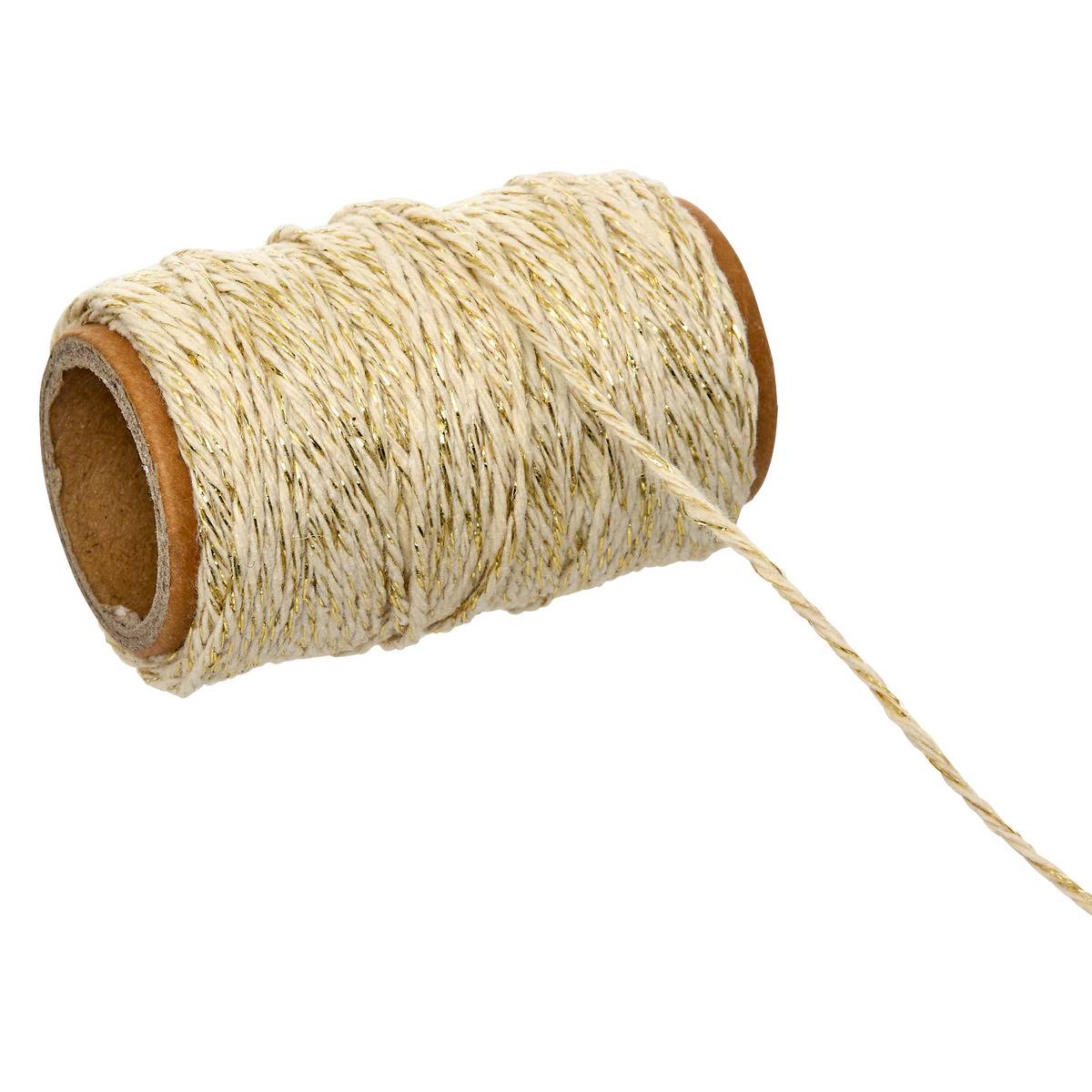 Band Baumwollgarn 1mmx20m - Golden