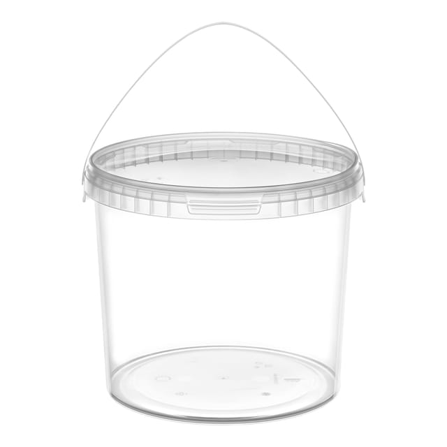 Garronda Eimer Mit Deckel 5 L 20 Stück Gd-0114 Transparent