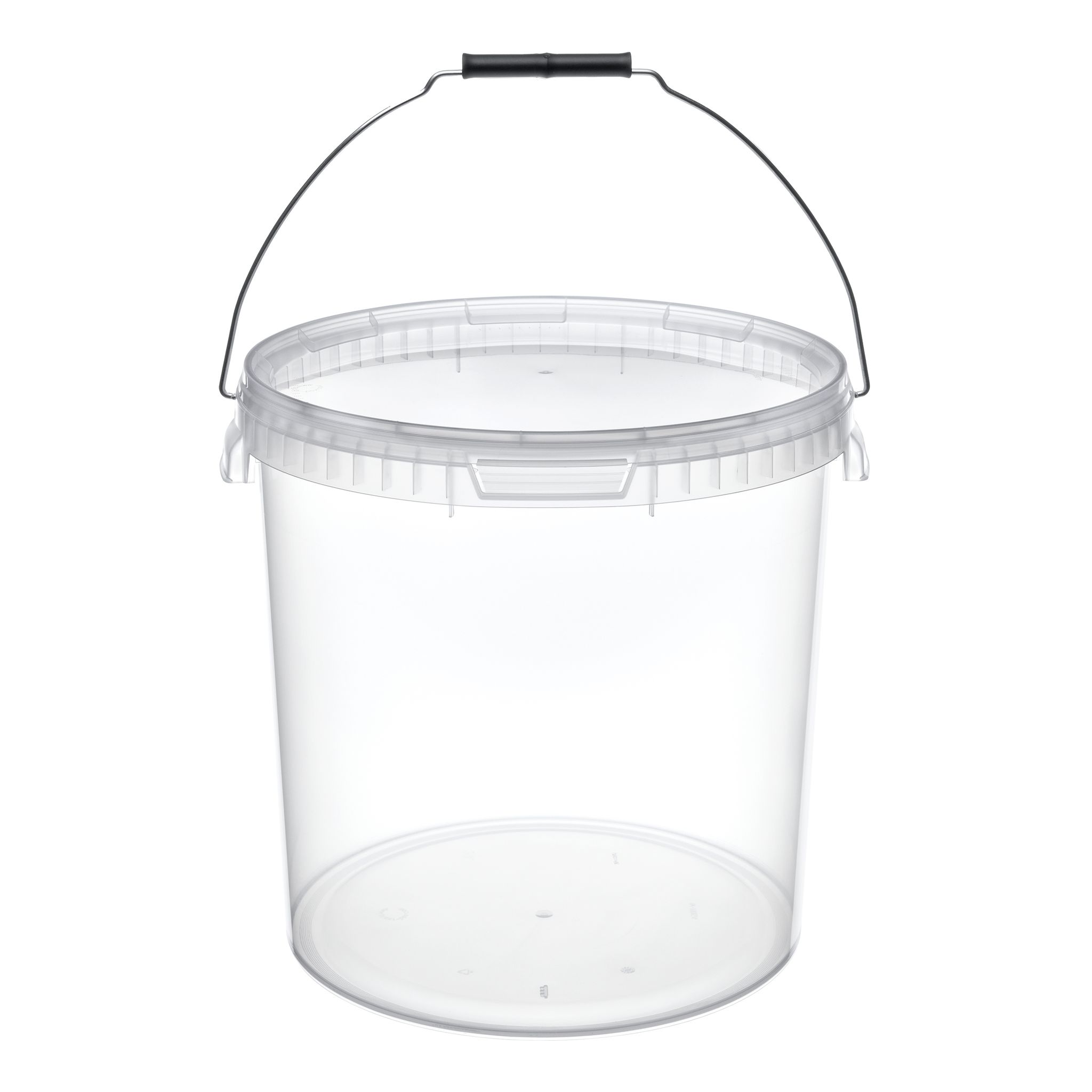 Garronda Eimer Mit Deckel 20 L 100 Stück Gd-0116 Transparent