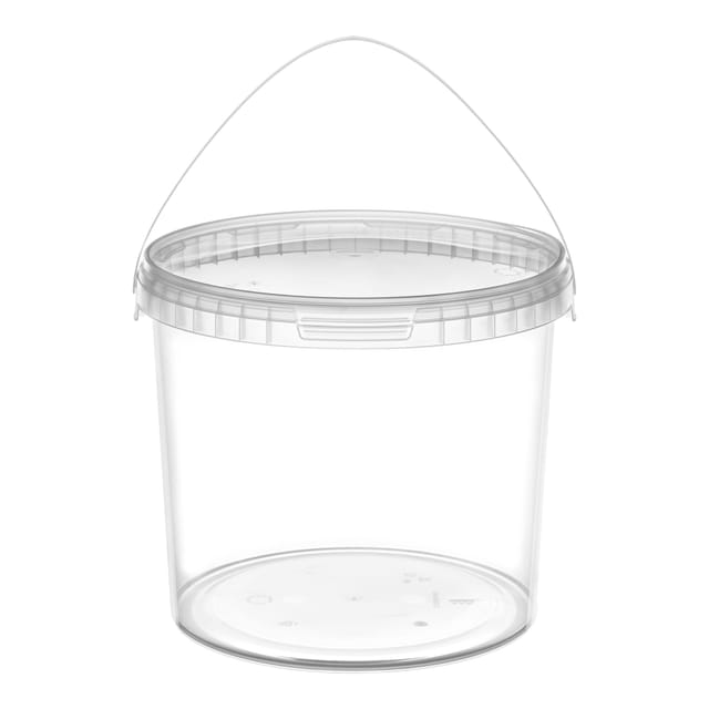 Garronda Eimer Mit Deckel 8 L 10 Stück Gd-0118 Transparent