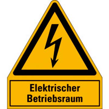 Hein Warnschild Elt.Betriebsraum 172896