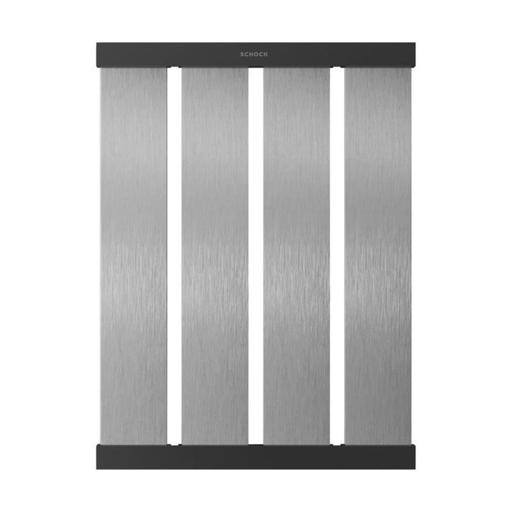 Schock Design-abtropfgitter In Brushed Stainless Steel Look, Tiefe 480 Mm