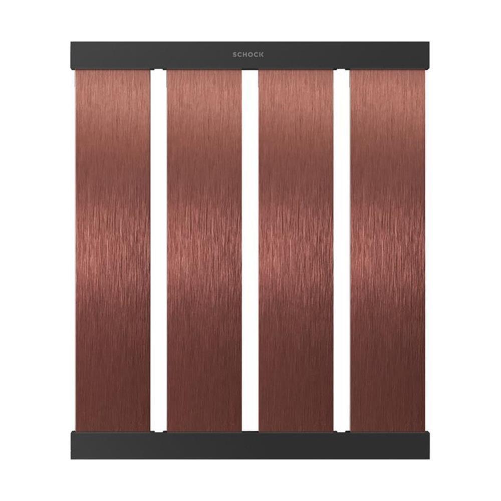 Schock Design-abtropfgitter In Brushed Copper, Tiefe 392 Mm