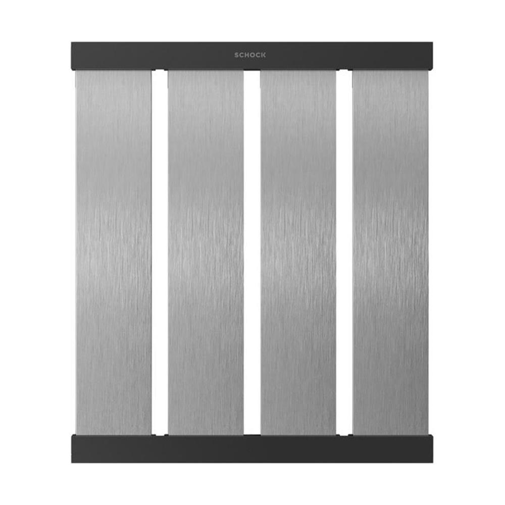 Schock Design-abtropfgitter In Brushed Stainless Steel Look, Tiefe 392 Mm