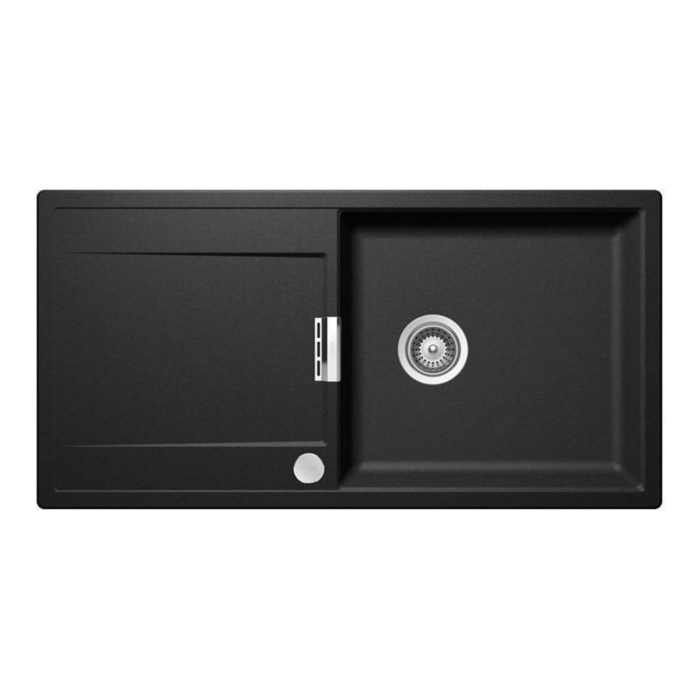 Schock Einbauspüle Cristadur Mono D-100 L A Stone Sto Exzenterbedienung