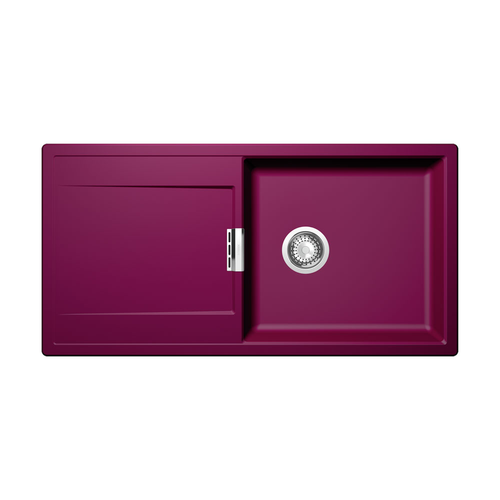 Schock Einbauspüle Cristadur Mono D-100 L A Berry Bry Exzenterbedienung