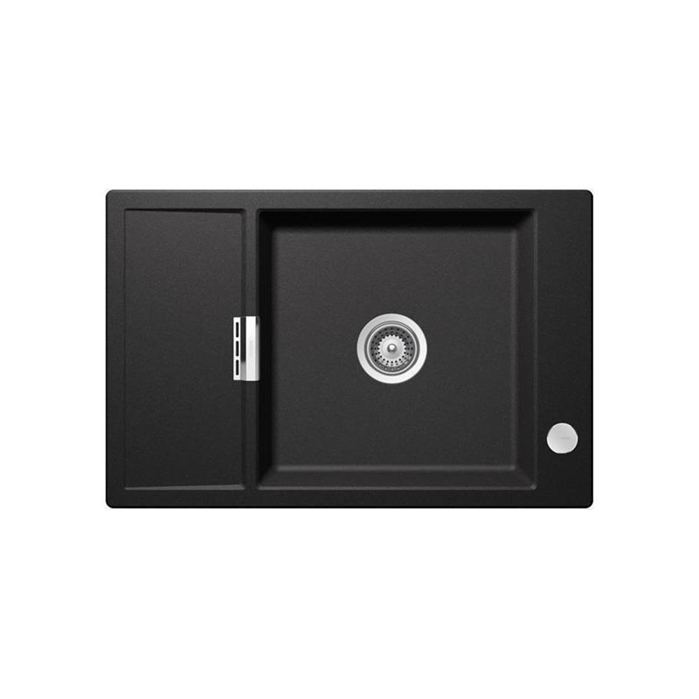 Schock Einbauspüle Cristadur Mono D-100 Xs A Mit Holzschneidbrett Stone Sto Exzenterbedienung
