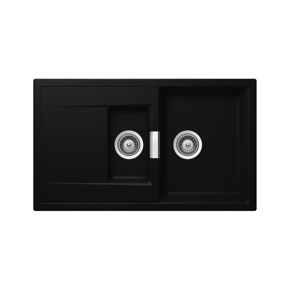 Schock Einbauspüle Cristadur Mono D-150 A Puro Pur Exzenterbedienung