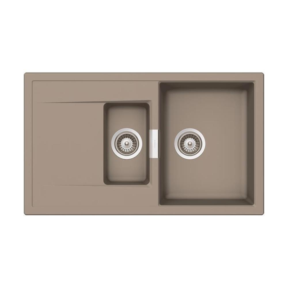Schock Einbauspüle Cristadur Mono D-150 A Green Line Twilight Twi Exzenterbedienung
