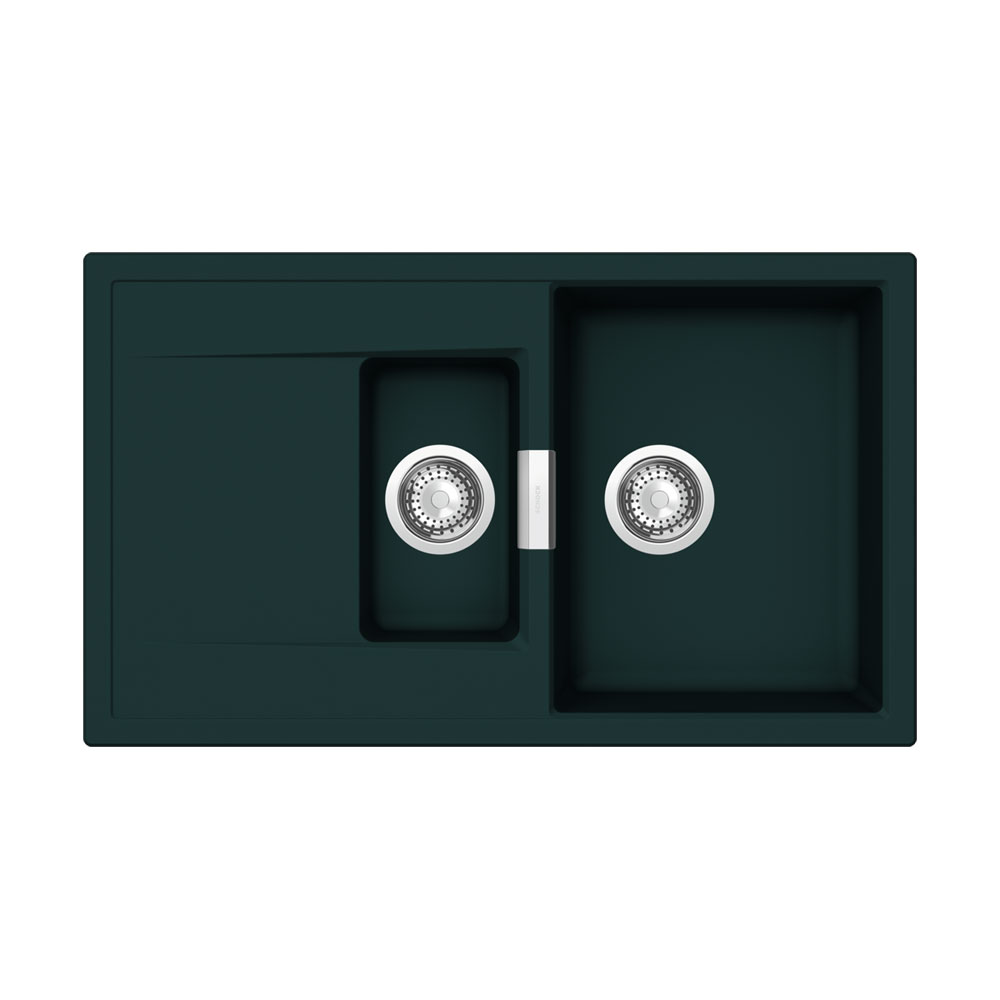 Schock Einbauspüle Cristadur Mono D-150 A Ivy Ivy Exzenterbedienung