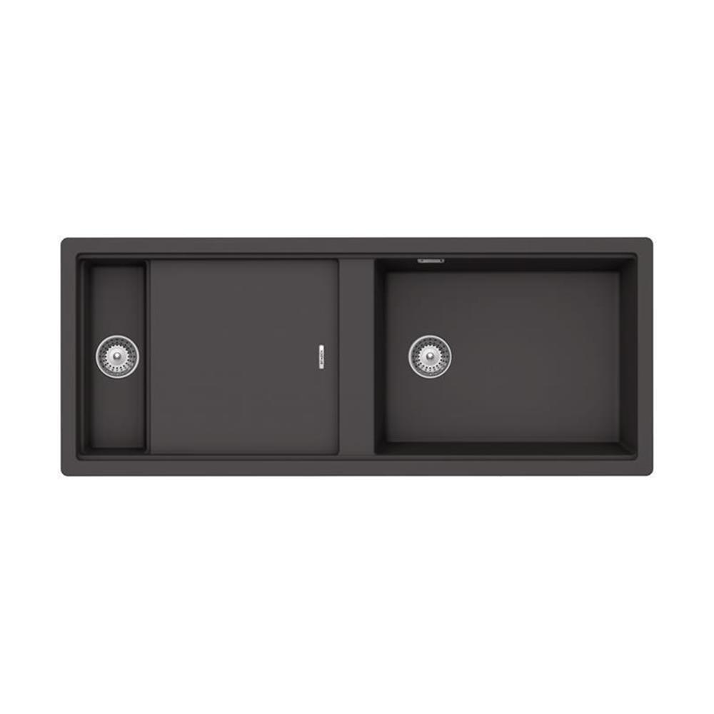 Schock Einbauspüle Cristadur Prepstation D-150 A Green Line Dusk Dsk Exzenterbedienung