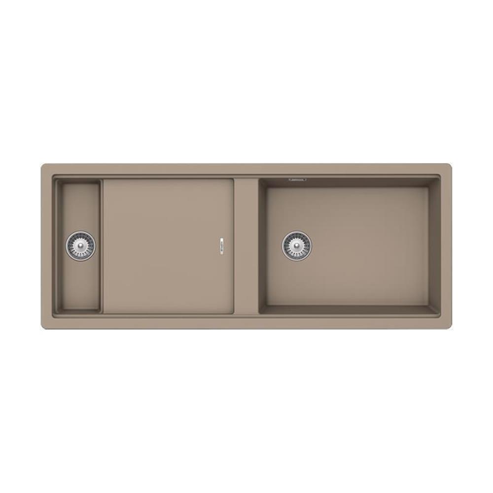 Schock Einbauspüle Cristadur Prepstation D-150 A Green Line Twilight Twi Exzenterbedienung