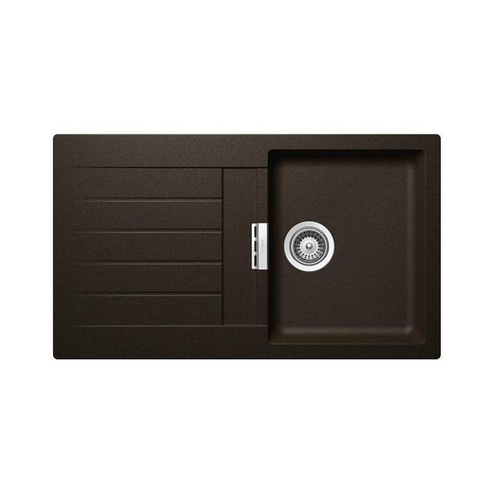 Schock Einbauspüle Cristadur Signus D-100 A Bronze Bro Exzenterbedienung