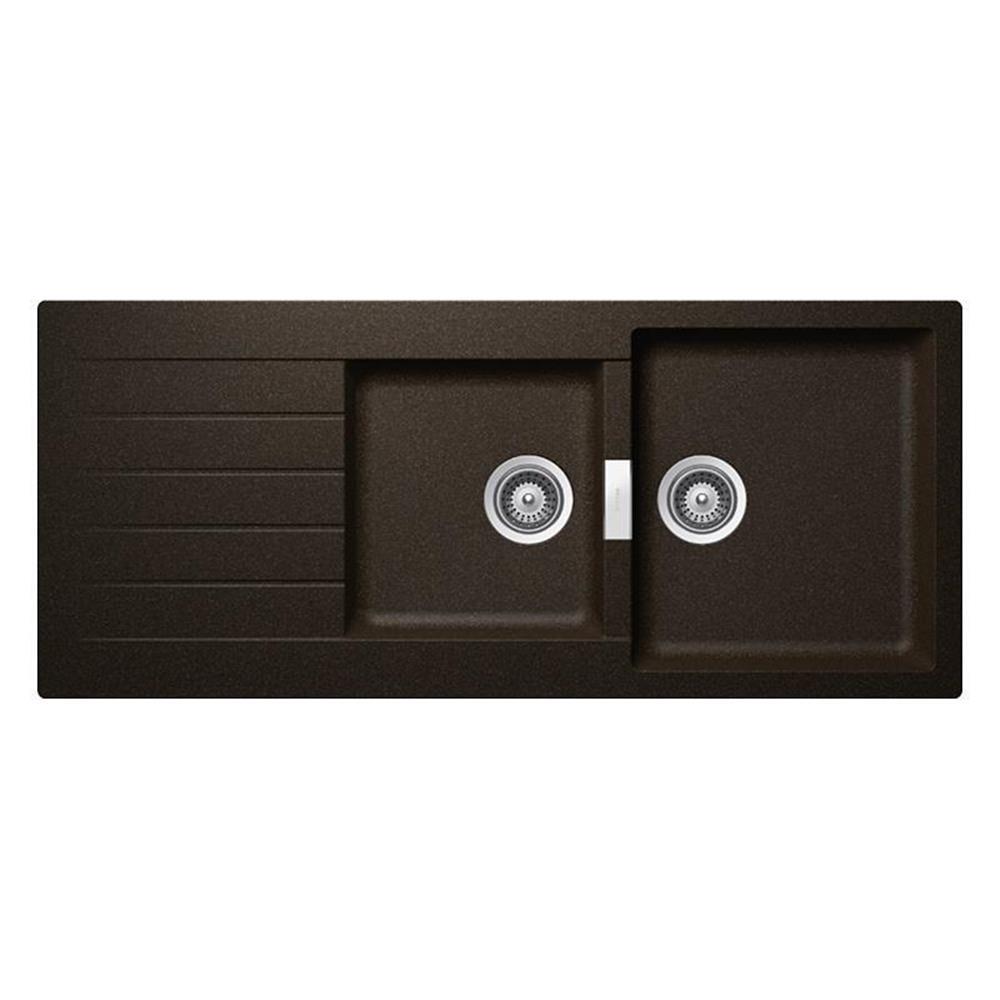 Schock Einbauspüle Cristadur Signus D-200 A Bronze Bro Exzenterbedienung