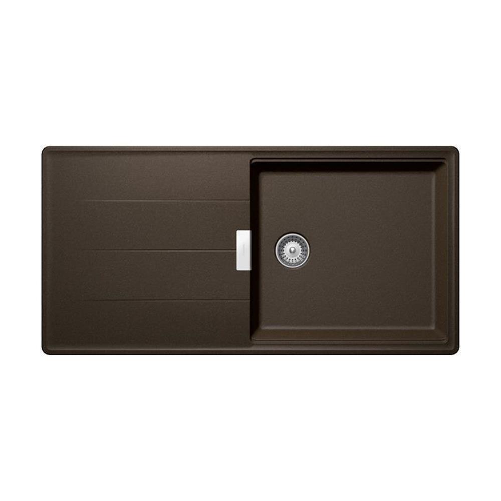 Schock Einbauspüle Cristadur Tia D-100l A Bronze Bro Exzenterbedienung