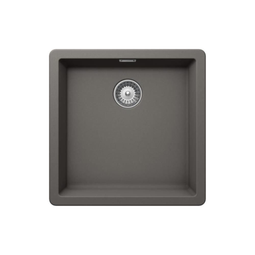 Schock Einbauspüle Cristadur Greenwich N-100 A Silverstone Sil Exzenterbedienung