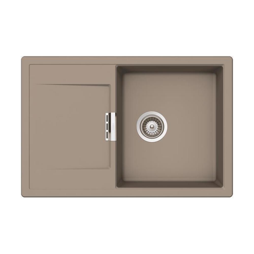 Schock Einbauspüle Cristadur Mono D-100 A Green Line Twilight Twi Exzenterbedienung