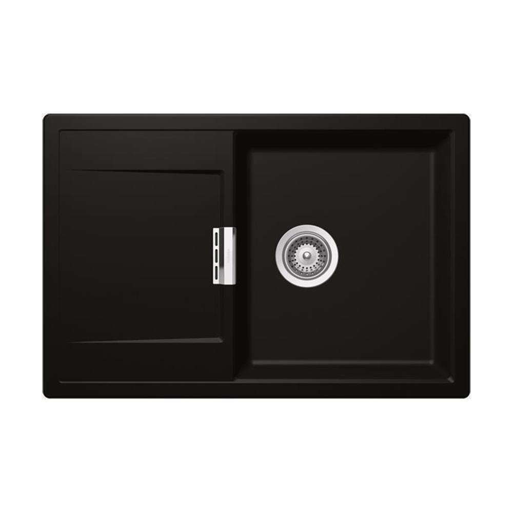 Schock Einbauspüle Cristadur Mono D-100 A Green Line Night Ngt Exzenterbedienung