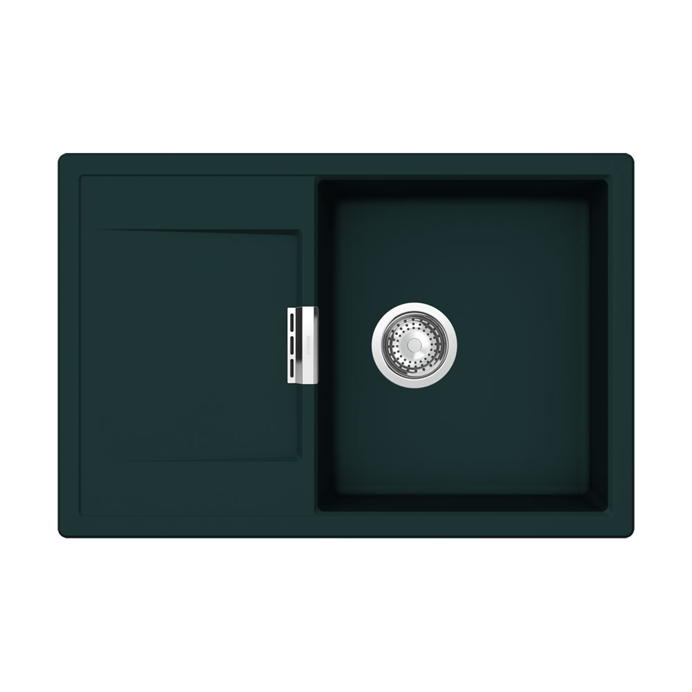 Schock Einbauspüle Cristadur Mono D-100 A Ivy Ivy Exzenterbedienung
