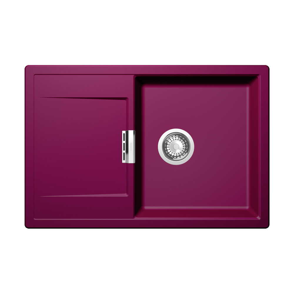 Schock Einbauspüle Cristadur Mono D-100 A Berry Bry Exzenterbedienung