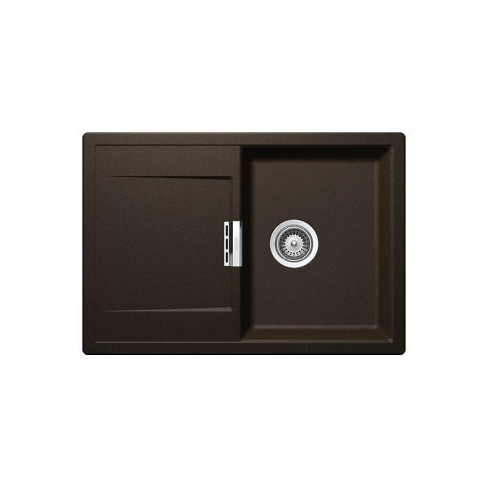 Schock Einbauspüle Cristadur Mono D-100 S A Bronze Bro Exzenterbedienung