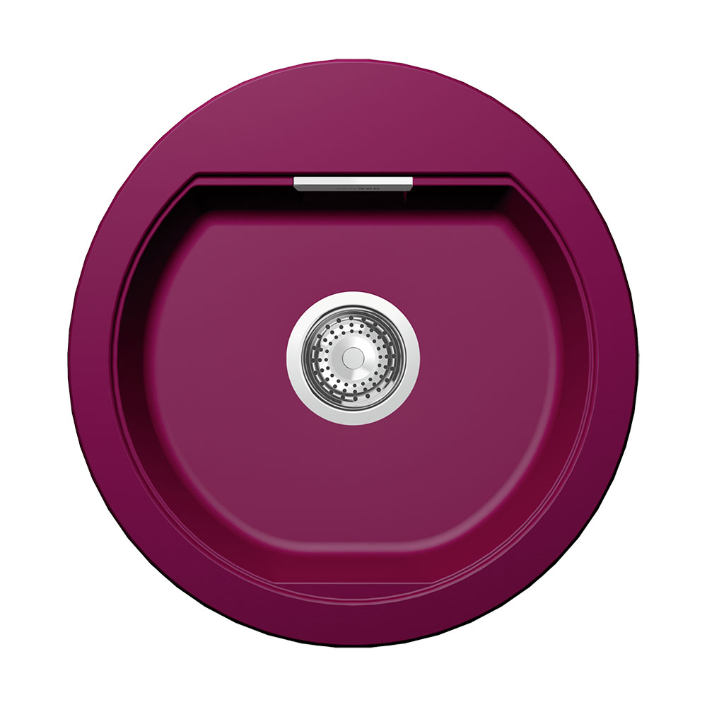 Schock Einbauspüle Cristadur Mono R-100 A Berry Bry Exzenterbedienung