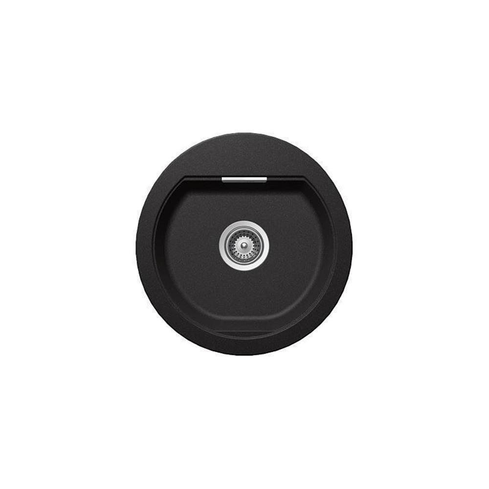 Schock Unterbauspüle Cristadur Mono R-100 U Stone Sto Exzenterbedienung