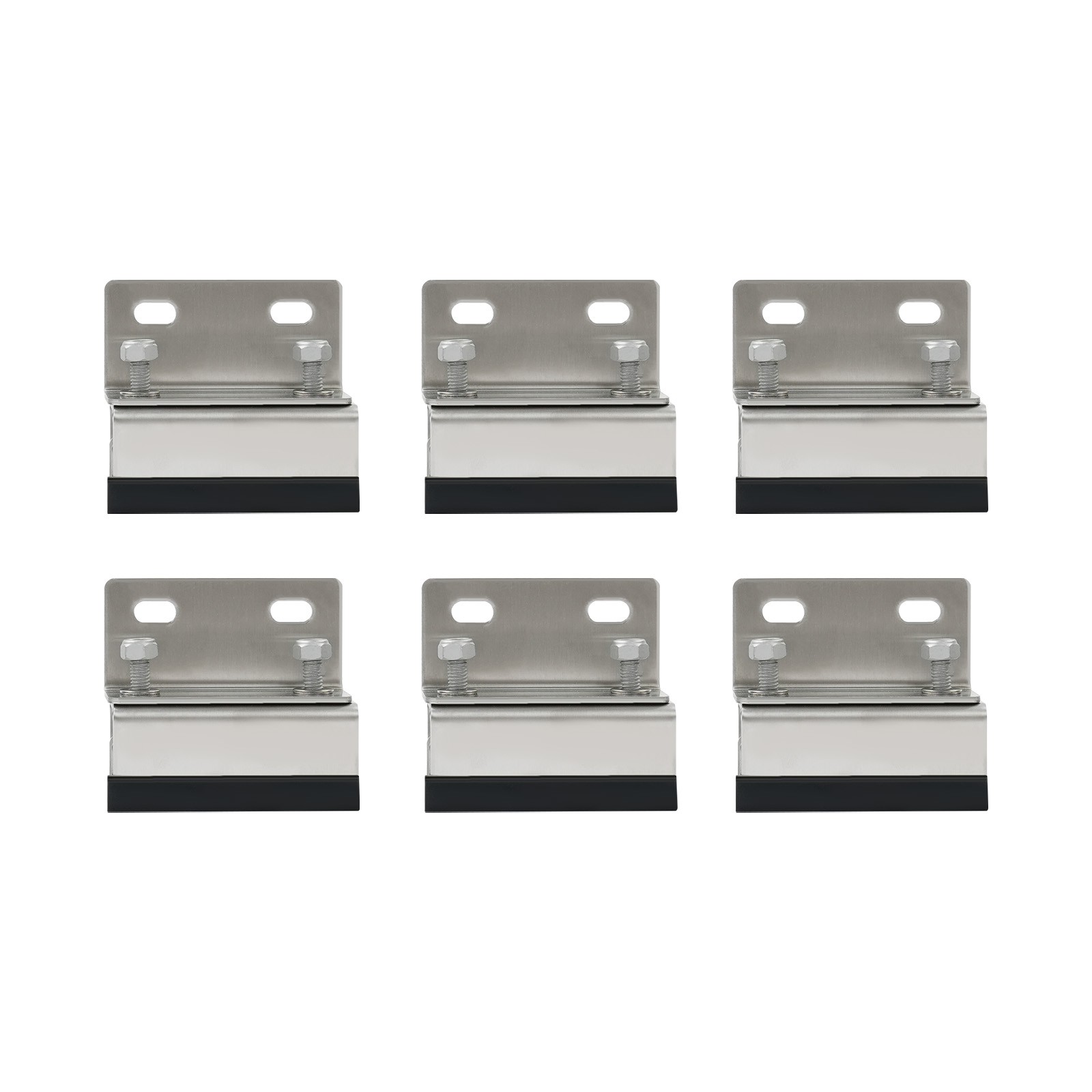 Set Mit 6 Dachträgern Für Transporter – Edelstahl 304, Befestigung Ohne Bohren, Hohe Tragkraft – Für Promaster, Boxer, Jumper, Ducato, Movano