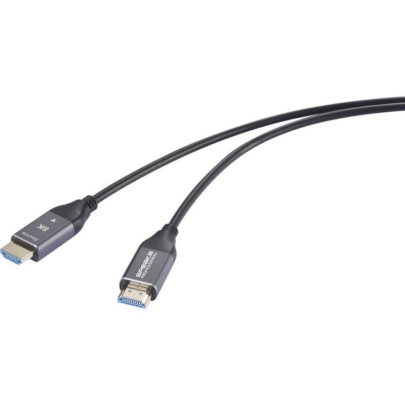 [gebraucht] B-ware Speaka Professional Hdmi Kabel 30m Hdmi-a Stecker 8k Uhd Schwarz Aoc 2.1