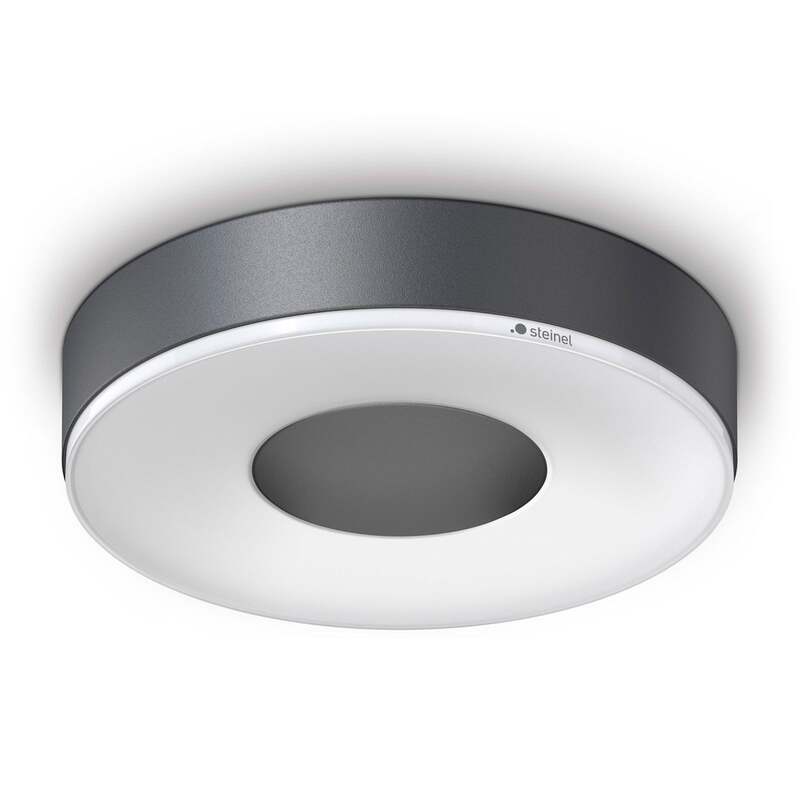 [gebraucht] B-ware Steinel Deckenleuchte Rs 200 C Led Lampe Dimmbar Anthrazit Ip54 1165 Lumen Licht