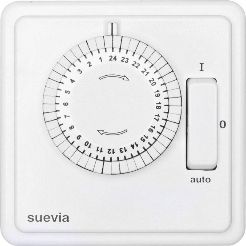[neuwertig] B-ware Suevia Unterputz-zeitschaltuhr Analog Tagesprogramm 1200w Ip20 Innenbereich