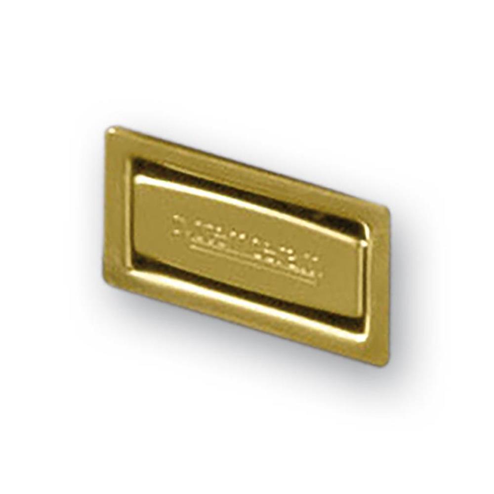 Systemceram Überlauf Eckig Mattgold