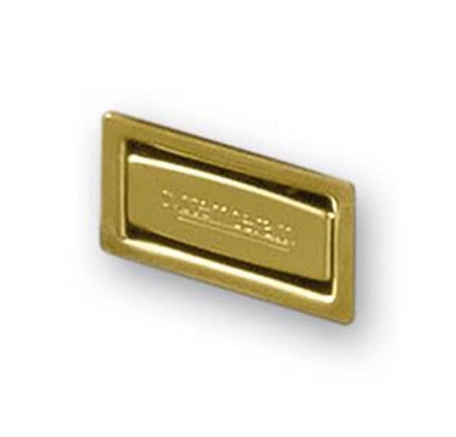 Systemceram Überlauf Eckig Mattgold