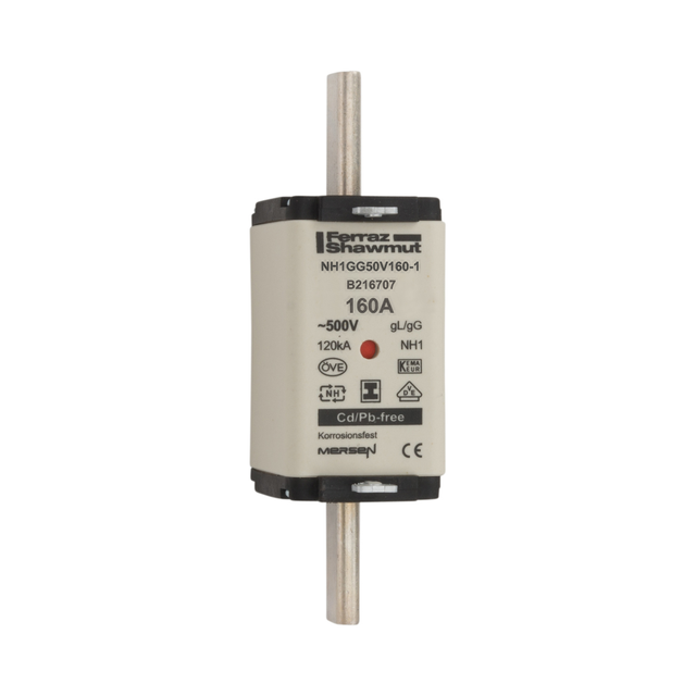 Mersen NH-Sicherungseinsatz SG Gr.1 gG 160A/500V KM NH1GG50V160-1