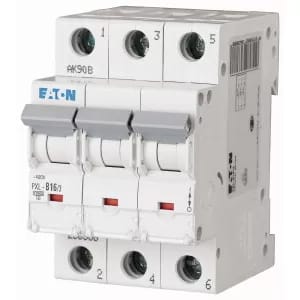 Eaton LS-Schalter m.Beschrift. D 16A, 3p PXL-D16/3