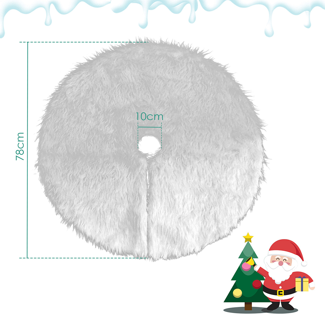 Tolletour Weihnachtsbaumdecke Christbaumdecke 78cm Christbaumunterlage Weihnachten