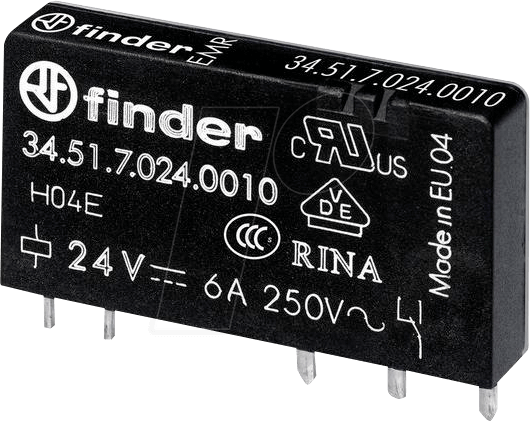 Finder Steck-/Printrelais 34.51.7.005.0010