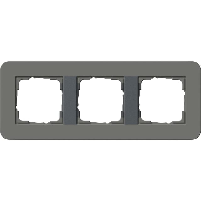 Gira Abdeckrahmen 3fach Dklgrau/Anthrazit 0213423