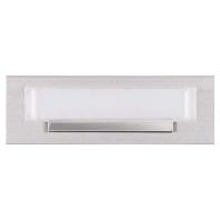 Elcom Ruftaster m.Namensschild AVZ-REB LED EB Alu REH032Y